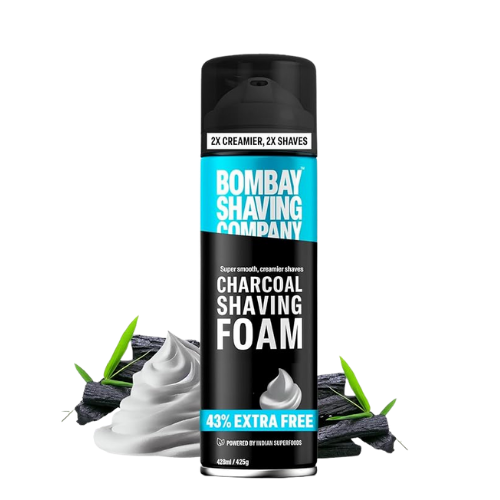 charcoal shaving foam men