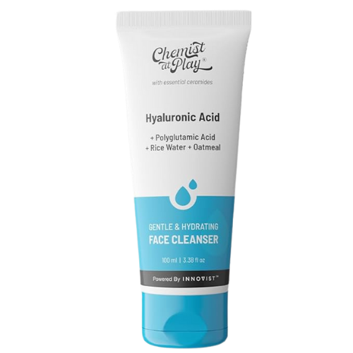 Hydrating Face Cleanser Dry Skin with HYALURONIC ACID and unscented.