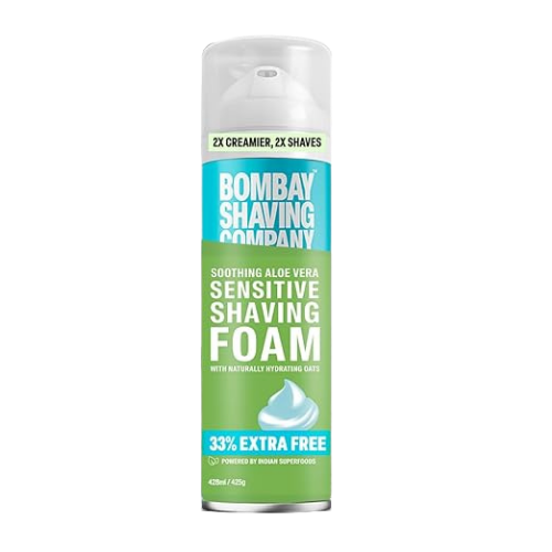 Bombay Shaving Company Good Shaving Cream for Sensitive Skin – Hydrating Foam for Gentle Shave