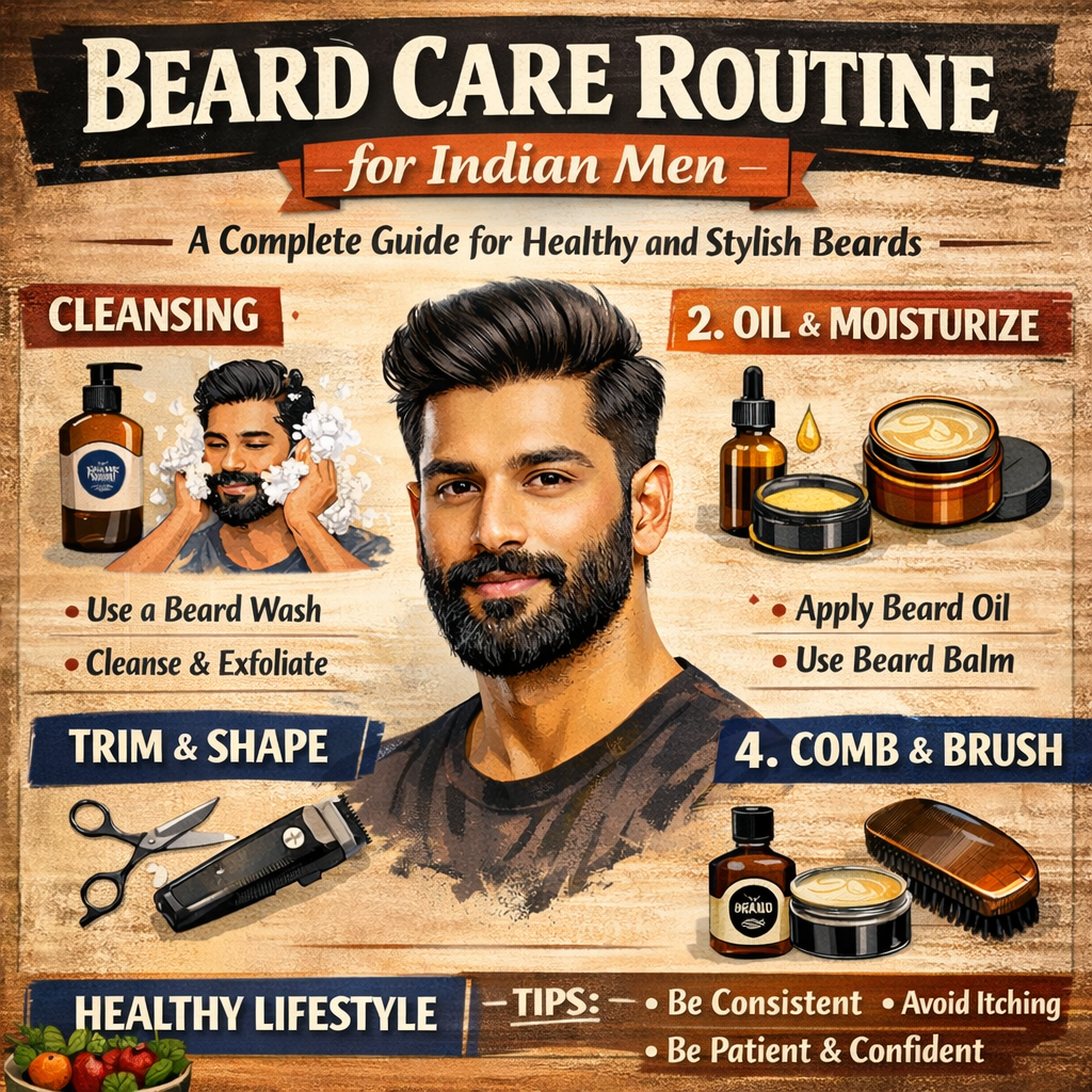 Beard Care Routine for Indian Men: A Complete Guide for Healthy and Stylish Beards
